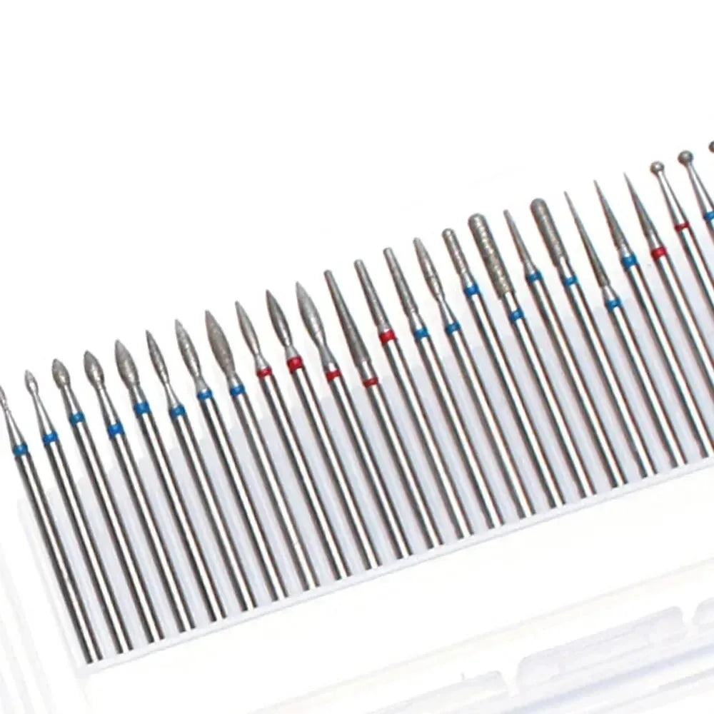 30pcs/set Diamond Nail Manicure tool head