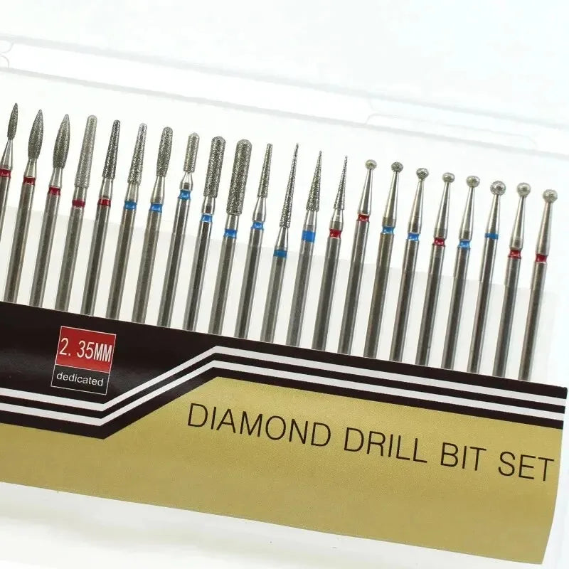 30pcs/set Diamond Nail Manicure tool head
